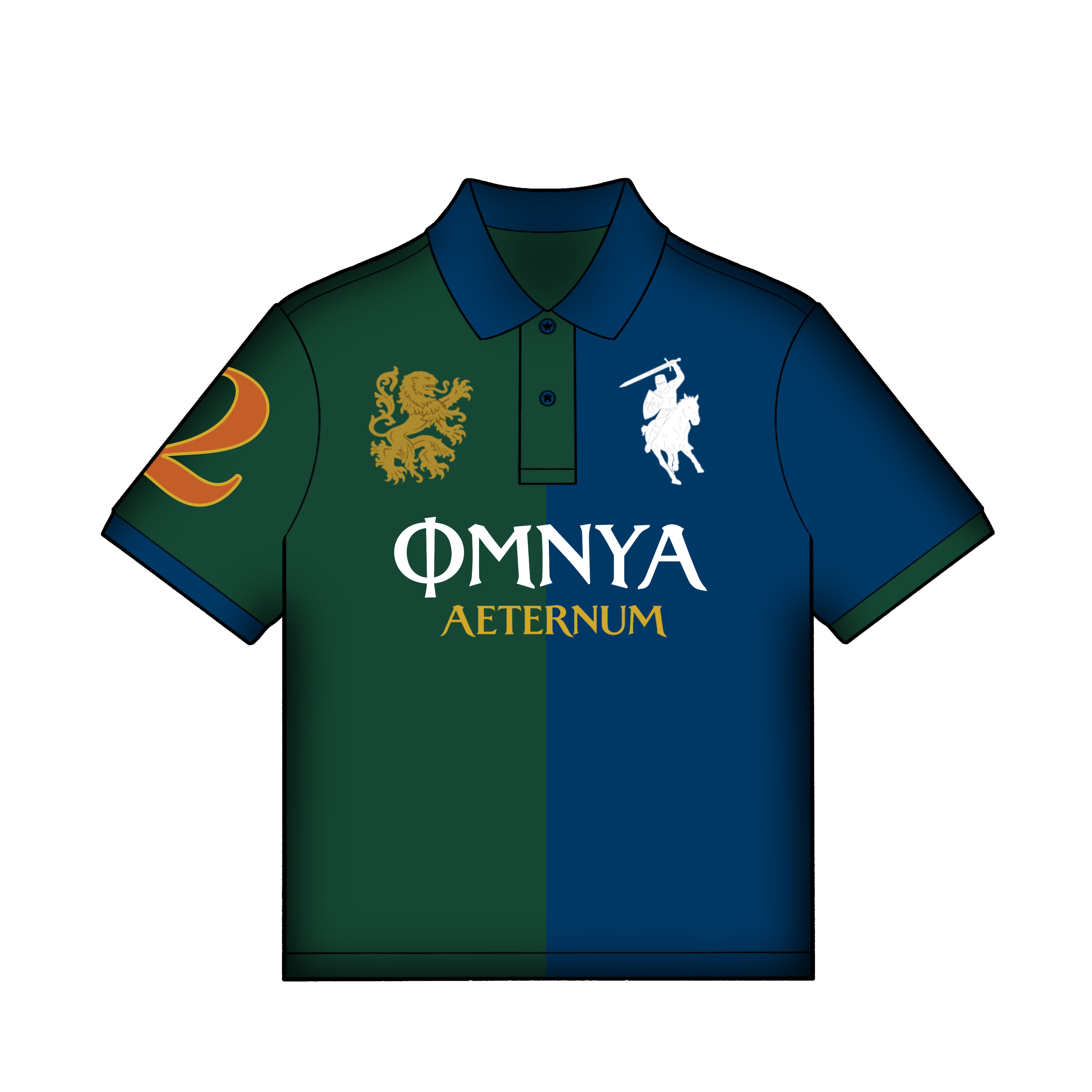 Sentinel Polo Navy-Green